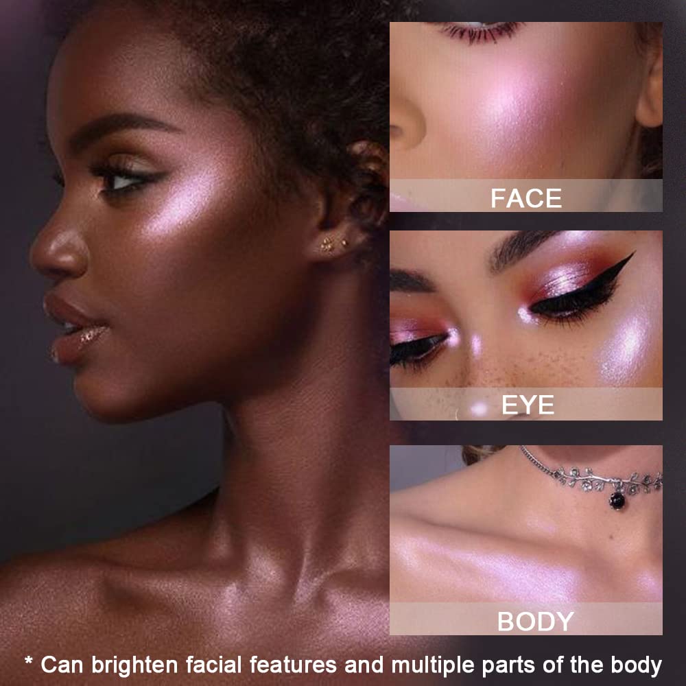 8 Color Face Cheek Highlighter Makeup Palette Shimmer Glitter Iridesce –  DeeLooz